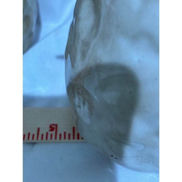 VINTAGE CHRISTMAS DECOR pottery SNOWMAN FAMILY W/ MIRROR HAND PAINTED Country - Picture 14 of 16